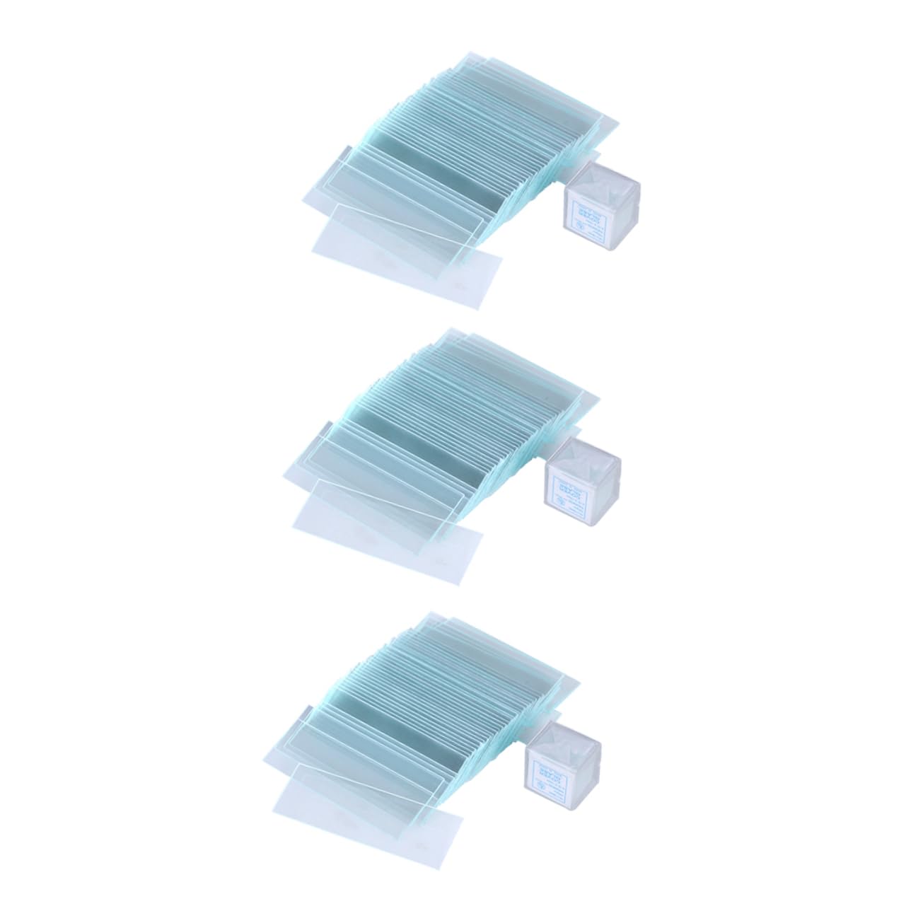 VILLFUL 450pcs Glass Slide Microscope Slides for Specimen Microscope Slides Pre-Cleaned Slide Microscope Accessories Plantillas para Cejas Microscope Lens Accessories Blank Steel