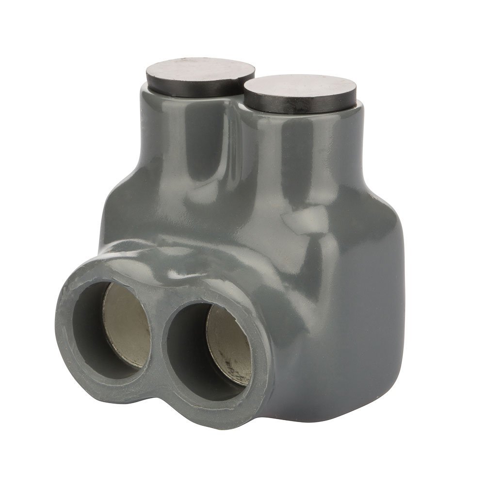 Polaris Grey Insulated Connector for Fine-Stranded Flexible Copper Conductor, 1-10 AWG and 2-10 AWG 