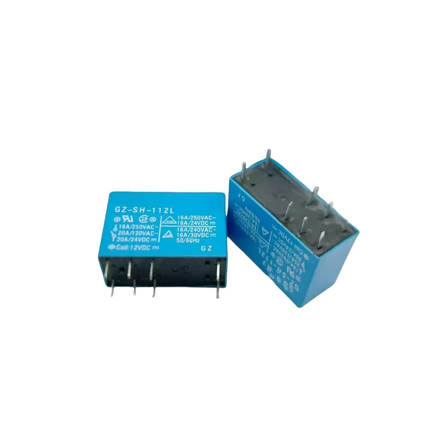 10個 Rel&eacute; GZ-SH-112L 12VDC 8ピン 16A/20A DC12V 14F GZ-SS-112L