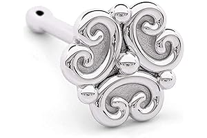 Unique Nose Ring Stud- Bone Formation