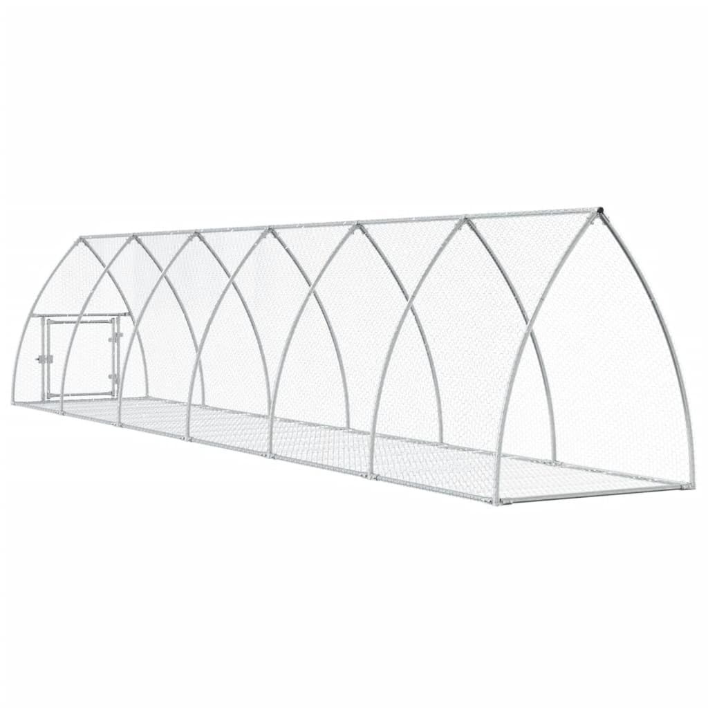 Generico Conigliera Argento 600x105x120 cm in Acciaio Zincato,Argento,28.2kg,3281529