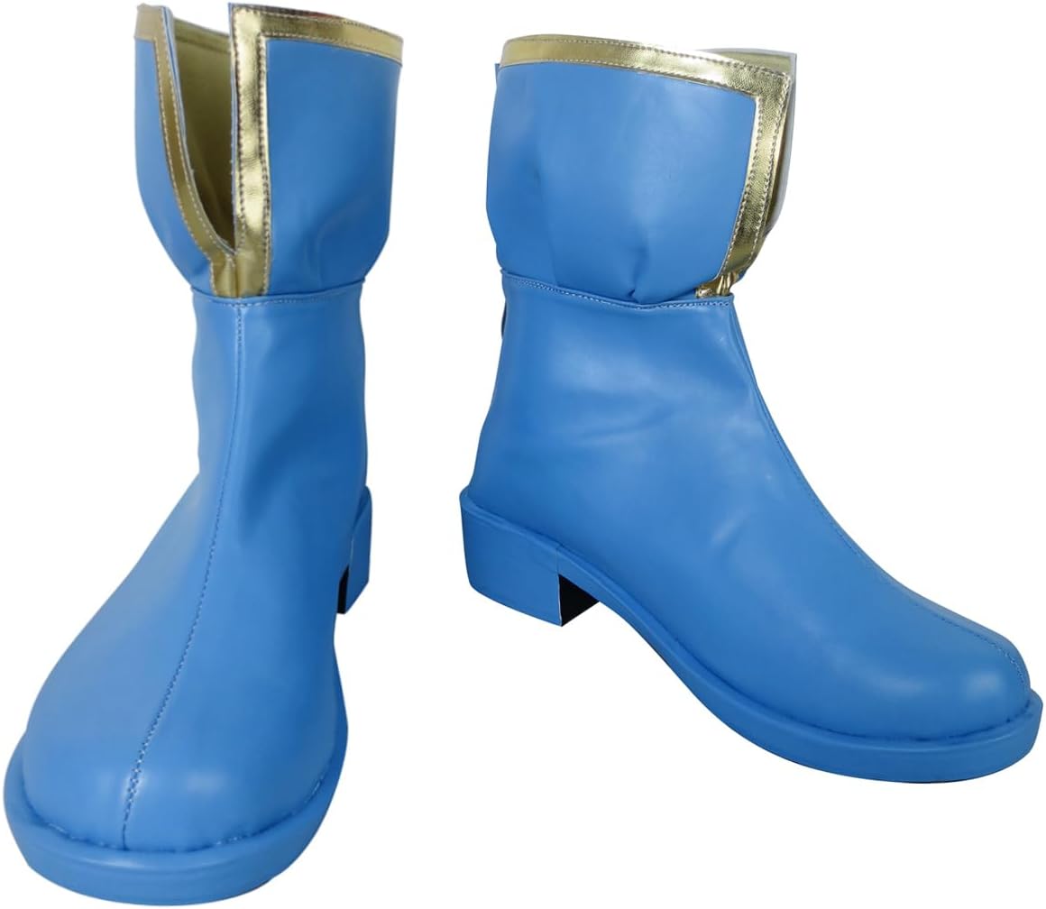 YuanCos Puella Magi Madoka Magica Miki Sayaka Blue Short Cosplay Shoes Boots