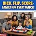 Soccer Toy for Kids - Table Top Foosball Game for 3 4 5 6 7 8-12 Year Old Kids - Interactive Soccer Gift - Mini Football Table Game with Goal Bell, Score Counter & 6 Balls - Easy Set-up Gift