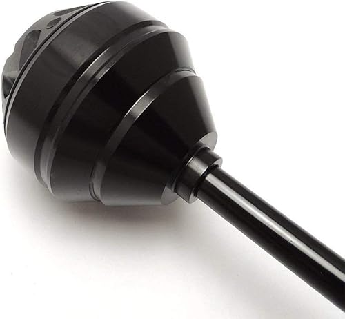 Miniatura 3 de Protector de choque deslizante de horquilla de eje delantero y trasero para Yamaha MT-09 MT-09 Trace XSR900 (negro)