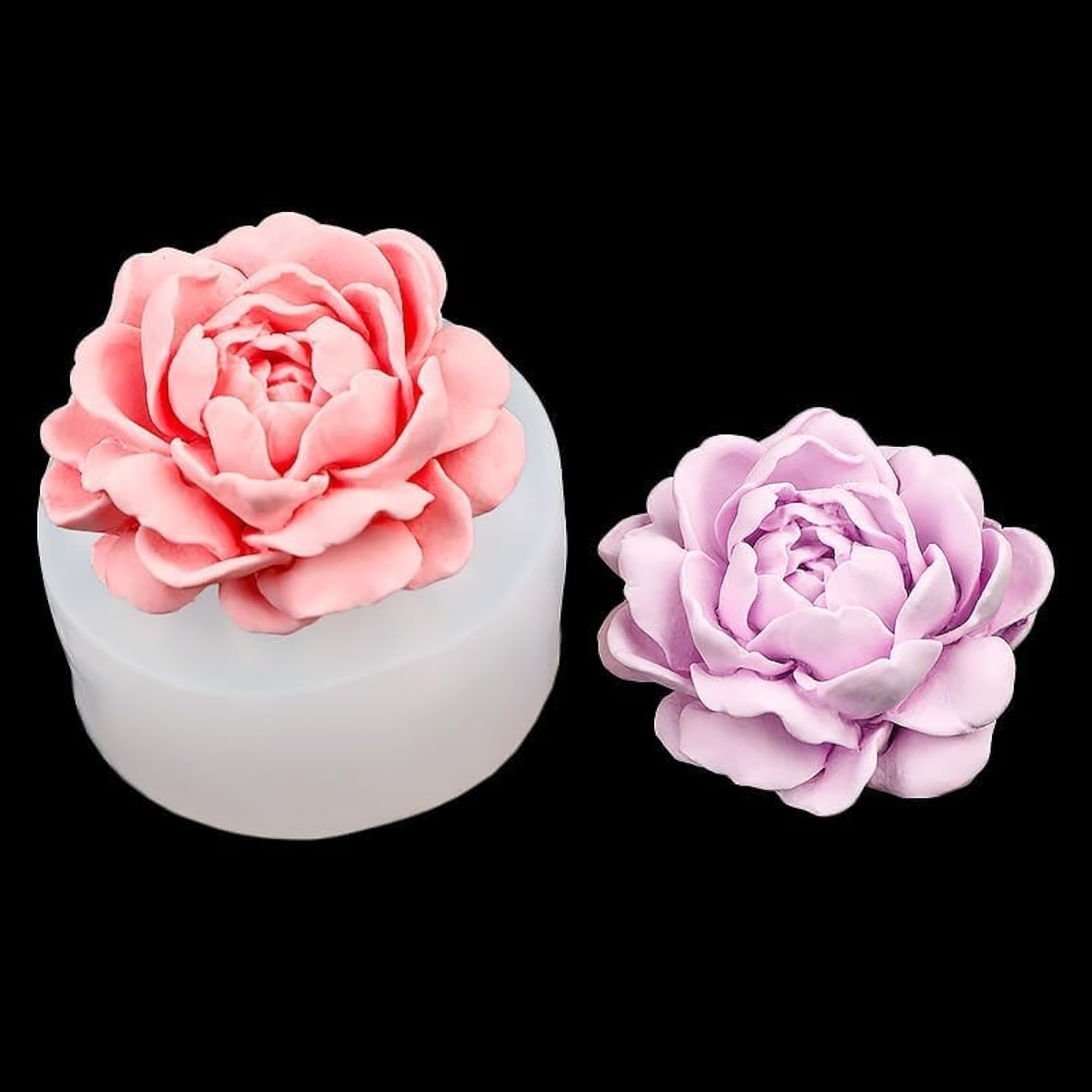 Peony Candle Mold for DIY Projects