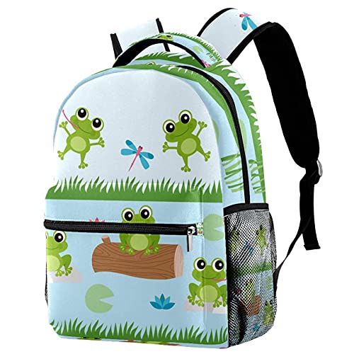 Sac à dos voyage haute capacité femme grenouille contre le désordre