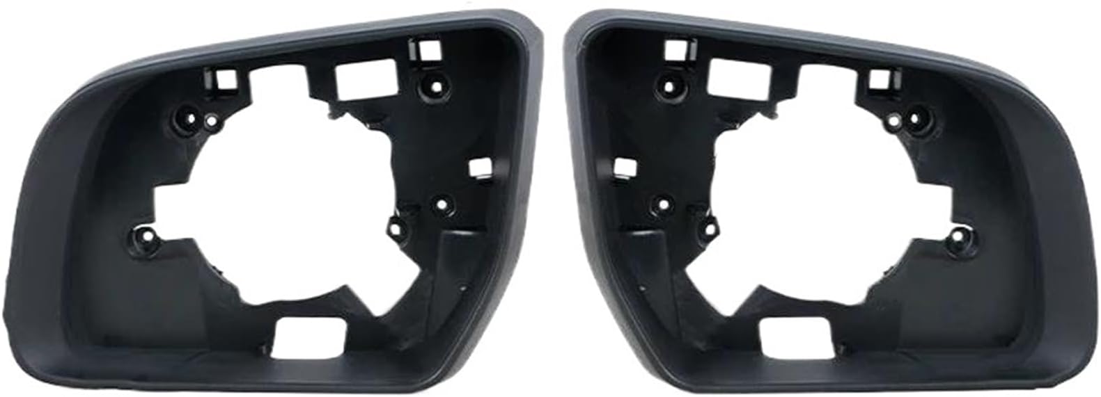 Car Trim Shell For Ford For Everest 2016-2020 For Ranger Pickup 2012-2018 Wing Door Side Exterior Rearview Mirror Frame Case Housing FRTRGVUVXP(Black left and right)
