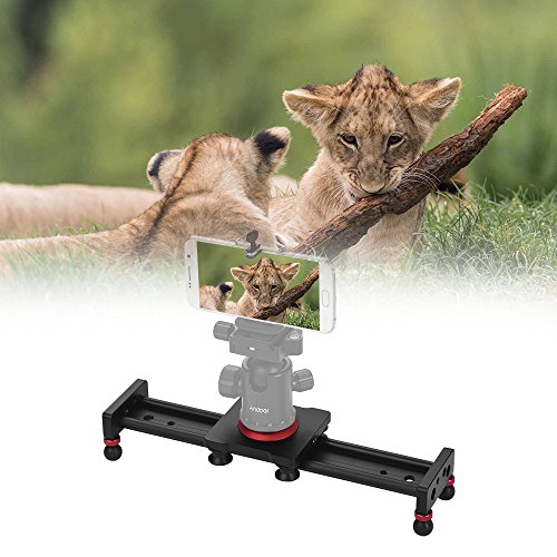 Image of Andoer 30cm /12inch Aluminum Alloy Camera Track Slider Video Stabilizer Rail for DSLR Camera Camcorder DV Film Photography, Load up to 11Lbs
