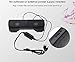 Portable Mini Clip-On USB 3.5 mm Powered Stereo Speaker 3.5 mm Detachable Multimedia Soundbar for Notebook Laptop PC Desktop Tablet Black
