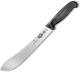 faca p/churrasco carnes nobres 25cm cabo preto (****)