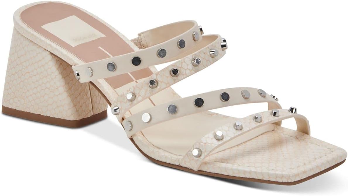 Dolce Vita Women's Marie Heeled Sandal, Crystal Vinyl, 7.5