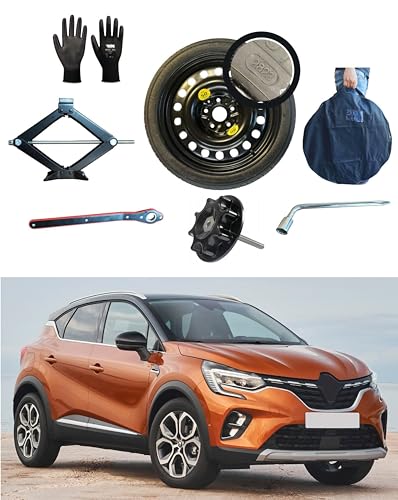 Kit roue de secours 17" Captur pour remplacer votre kit anti-crevaison inefficace
