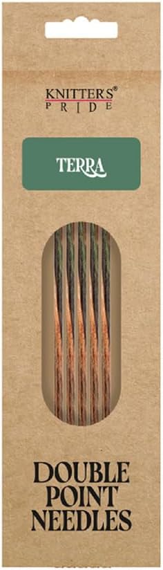 Knitter’s Pride Terra Double-Pointed Needles 8"" (20cm) – US Size 10.5 (6.5mm)