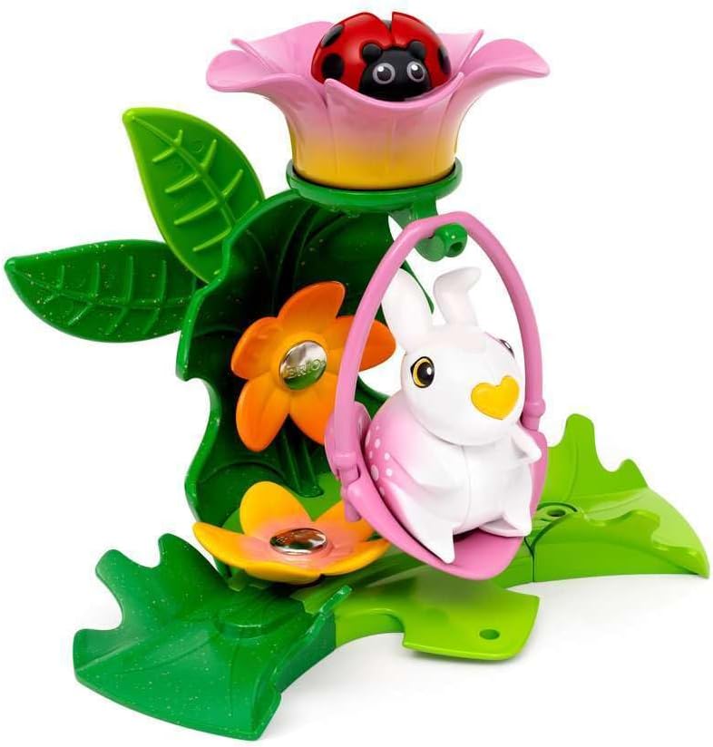 BRIO Flora Azalea Flower Swing - Charming 11-Piece Interactive Build & Decorate Playset for Imaginative Play - Ages 3+
