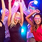 Hxezoc 15 Pack Light Up Glasses Glow in The Dark LED Glasses, 80s 90s Party Favors Plastic Glasses For Kids Adults Neon Party Sunglasses, Birthday Wedding Concerts Carnival School Party Supplies - Image 3
