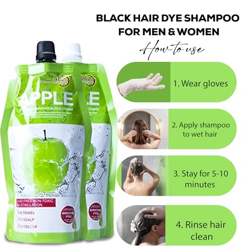 Maani Essence MOKERU Crema Tinte para Cabello Negro 500ml x2 miniatura 2