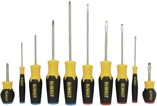 DASCO PRO DWHT62513 10Pc Screwdriver Set,