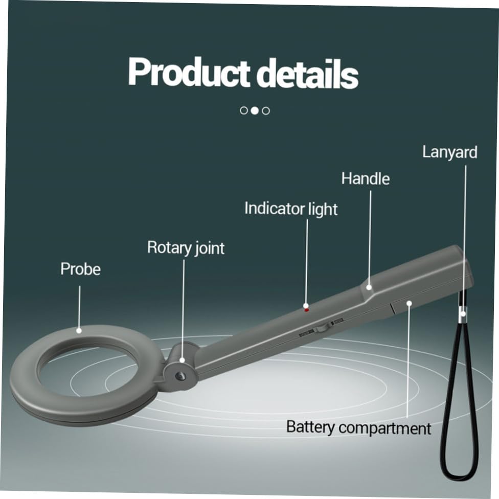 Détecteur de métaux facile à utiliser pour inspection et sécurité