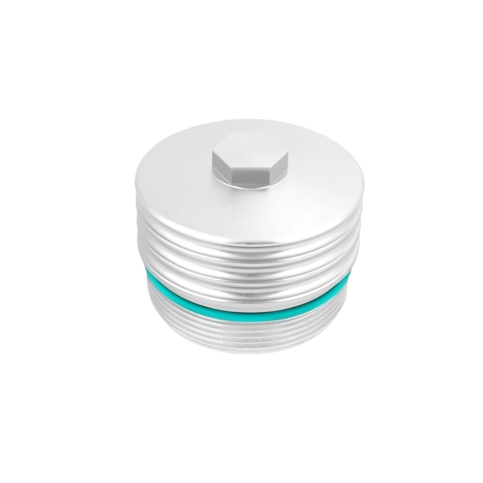 Coperchio del filtro dell'olio for auto compatibile for BMW N20 N26 N51 N52 N53 N54 N55 Motore in lega di alluminio alloggiamento del filtro speciale parte di modifica(Silver)