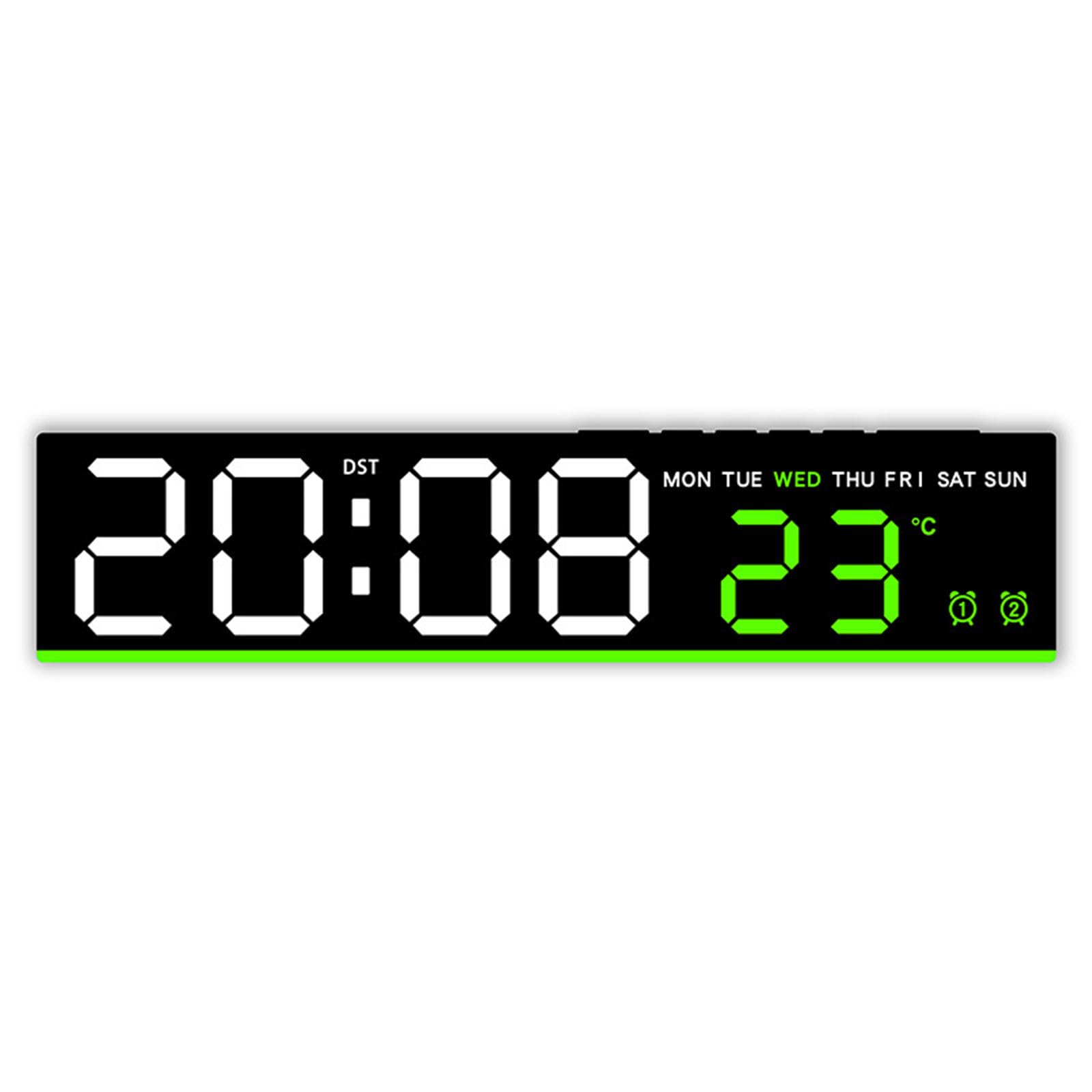 Hsyzygian Multifunctional Digital Alarm Clock Featuring Touch Control and Soft LED Nightlight Alarm Clock Bedlight