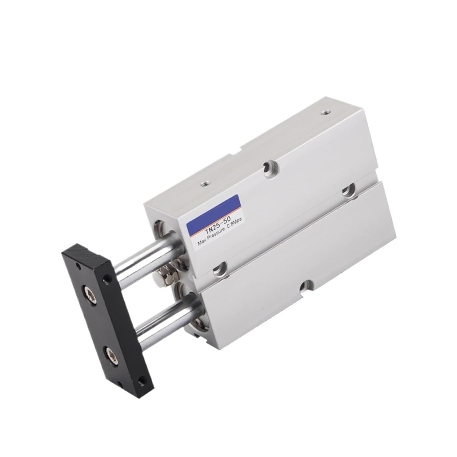TN Series Pneumatic Double Rod Cylinder TN25 Bore 10 16 20 32 40 50 MM Stroke 10 20 30 40 50 60 70 100 32x40 Two Piston tn16x40(Stroke 20mm,Bore 10mm)