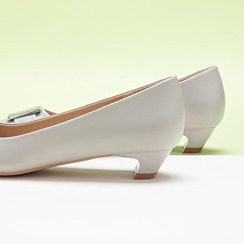 Miniatura 3 de C.Paravano Tacones bajos Zapatos de tacón para mujer Tacones cerrados Tacones gruesos Zapatos para mujer elegantes