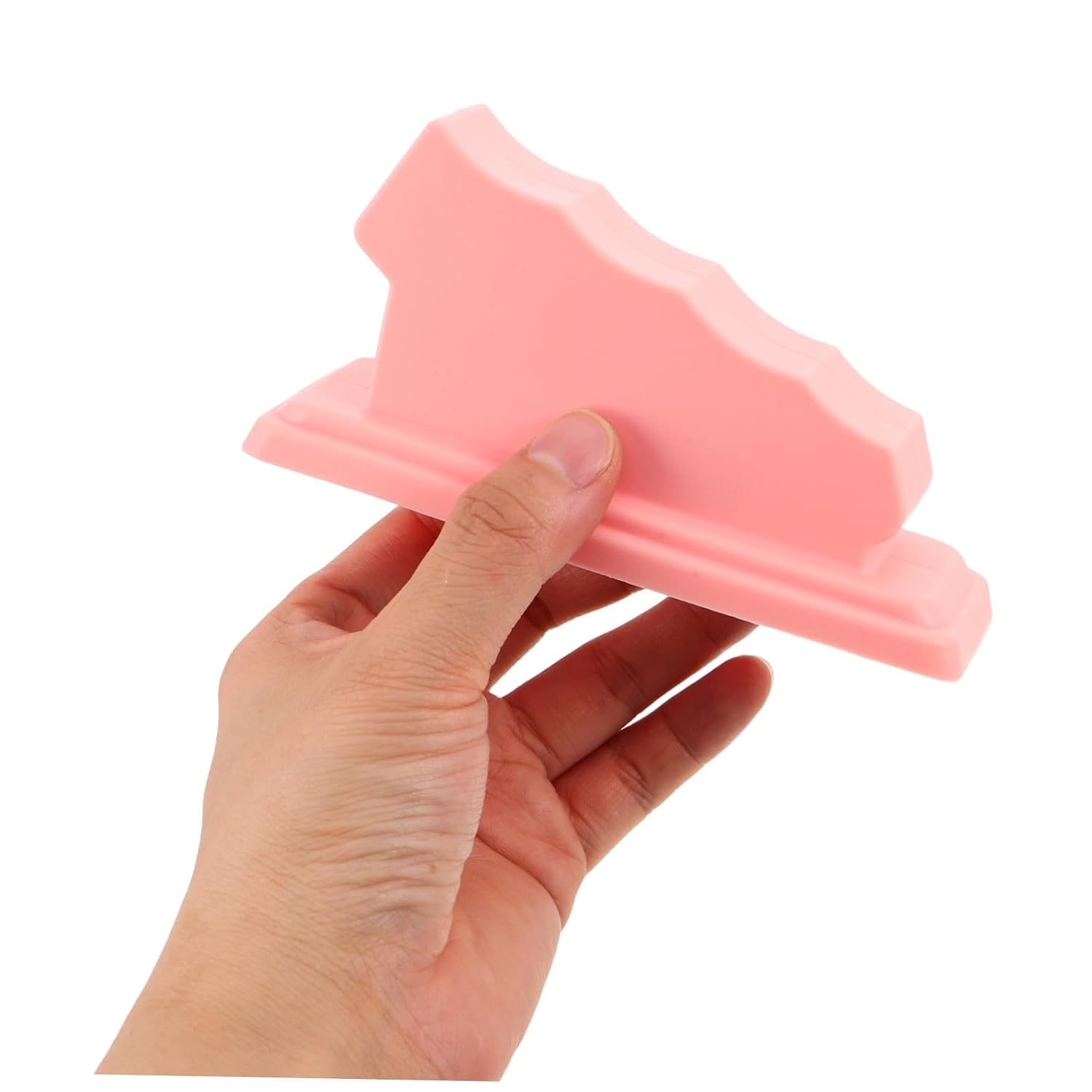 GALPADA 2pcs Manicure Hand Pillow Nail Arm Rest Cushion Portable Non-slip Nail Practice Pad for Home and Salon Use with Finger Support in Pink and Rock Colors