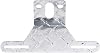 Aluminum Trailer License Plate Light Bracket, Vehicle Heavy-Duty Bracket Holder with Light Mount Hole, Metal Car Tag Frame Plate Holder, Universal for Trucks Trailers Cars Boats Silver