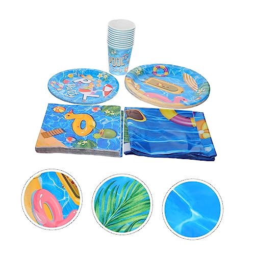LABRIMP 1 Conjunto De Suprimentos Para Festas Temáticas De Praia Conjunto De Piscina De Verão Para 2