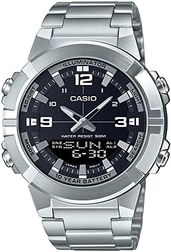CASIO Stainless Steel Band Analog Digital