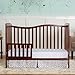 Dream On Me Convertible Crib Toddler Guard Rail in Espresso, Converts Cribs to Toddler Beds, Solid Wood Construction