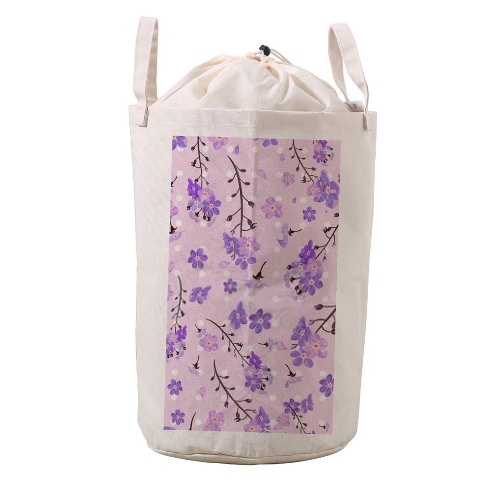 Bolsa de lino para ropa de baño con cordón impermeable y diseño de acuarelas de 20x23 in