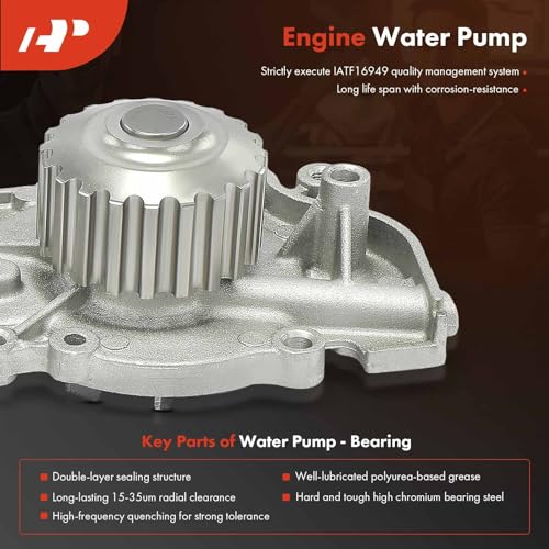 A-Premium Kit de correia dentada do motor com tensor de bomba de água Substituir TCKWP244 TKH-006 Co