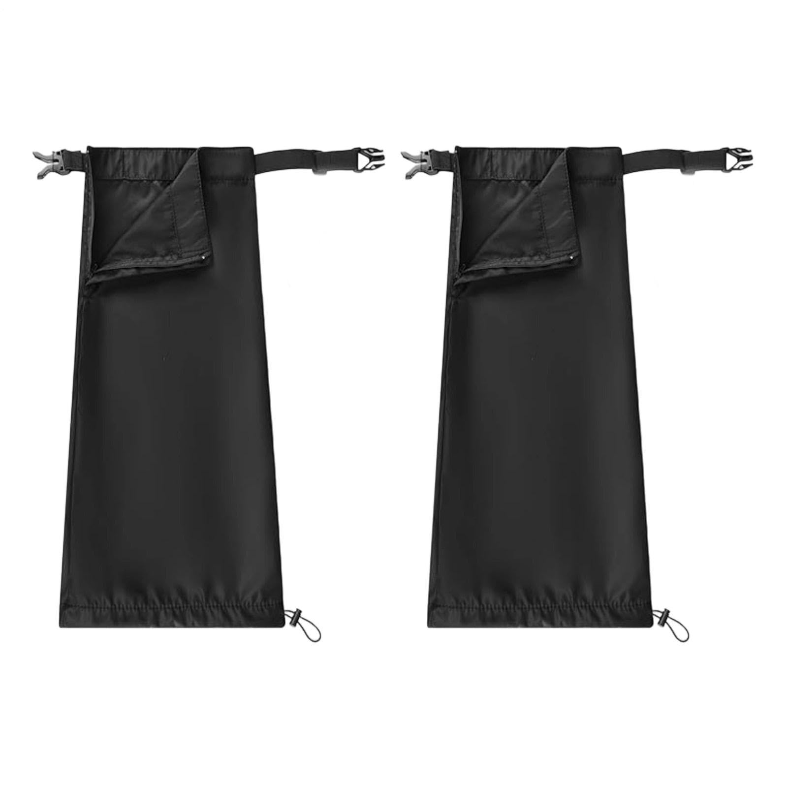 Stiefelgamaschen – 56 x 27 x 21 cm, wasserdichte Beinschützer, robuste Wandergatoren, verstellbarer Reißverschluss, zum Trimmen von Rasenpflege, Schnee, Motorrad, Mähen, Klettern, Rasen, Angeln