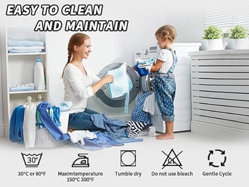 Caijin Bed Headboard Covers Slipcover, Stretch Bed Headboard Covers, Dustproof Protector Cover For Linen Fabric Tufted Upholstered Headboard (White, 120-140 Cm（Full）) - 8