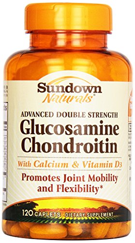 Sundown, Glucosamine Chondroitin Double Strength W/ Calcium & Vit D Caplets, 120 ct