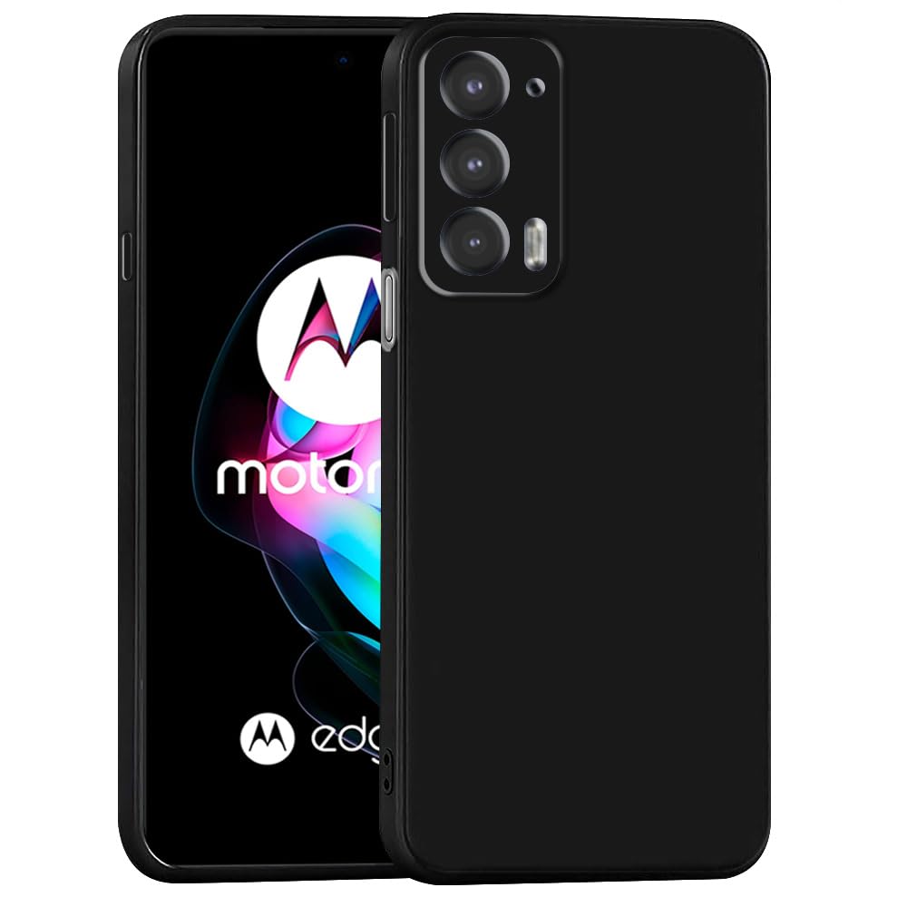 amazon basics Mobile Cover for Motorola Edge 20 5G | Full Camera Protection | Premium Liquid Silicon Case | Flexible Bumper Case for Motorola Edge 20 5G (Black) (B0D5WHFMJW) Amazon Price History, Amazon Price Tracker