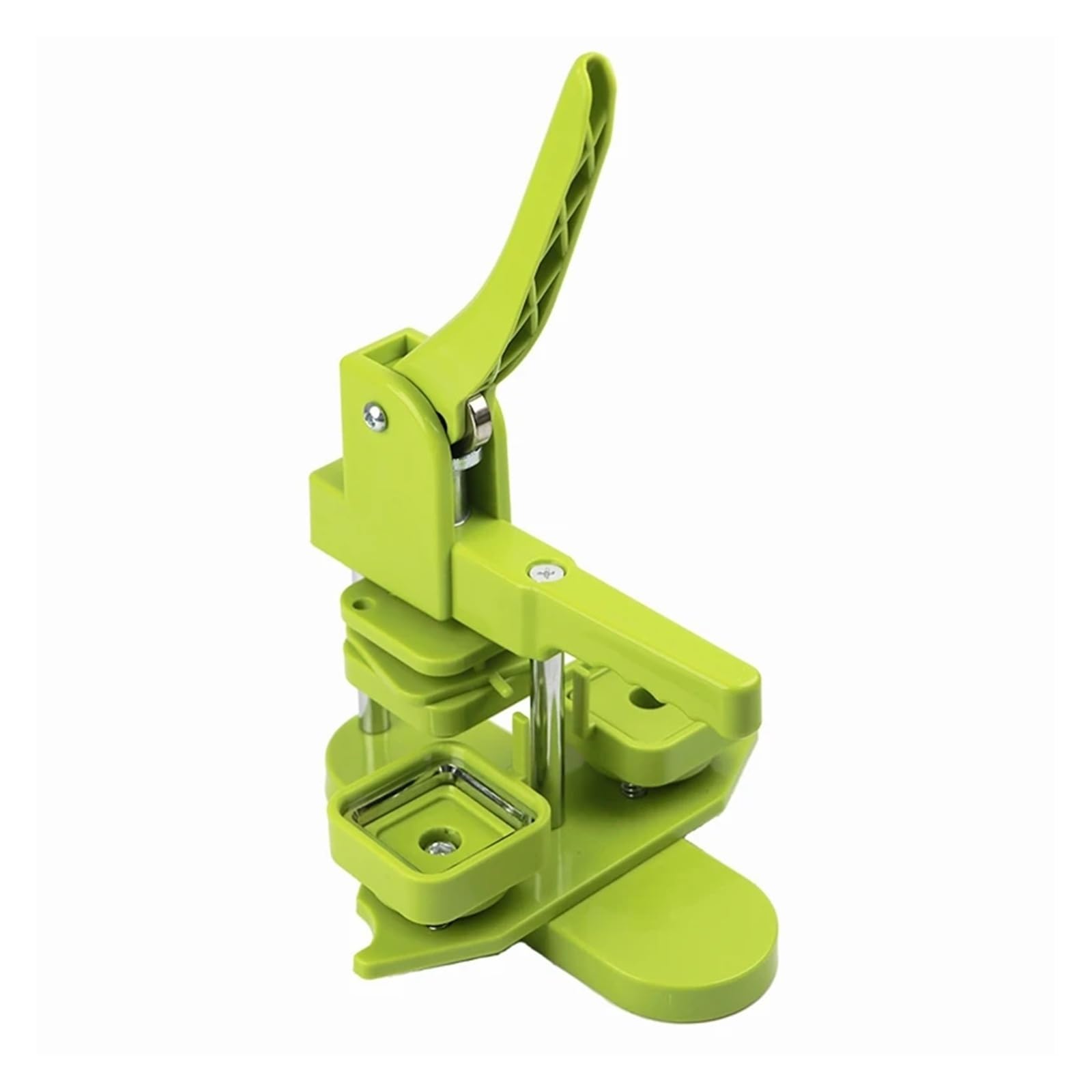 Machine à badges magnétiques carrée 50 x 50 mm for réfrigérateur, rotative et manuelle(Green)