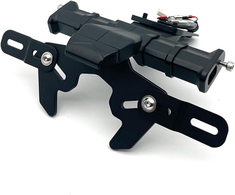 Compatible with 1390 Super Duke R 990 Duke 2024-2026 Aluminum License Plate Holder Fender Bracket Motorcycle Fender Eliminator License Plate Holder Tail Tidy (990 DUKE 2024-2026)