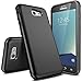 Galaxy J7 V Case, J7 Perx Case,J7V Case,J7 Sky Pro Case,Galaxy Halo Case, All Around Protection Hybrid Dual Layer Armor Phone Case Cover for Samsung Galaxy J7 2017 (Black)
