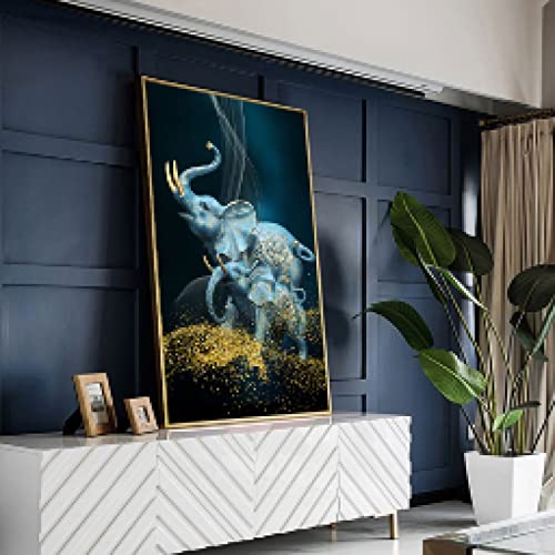 Toile Art pour Salon Éléphant Magnifique Grand Format 80x110cm