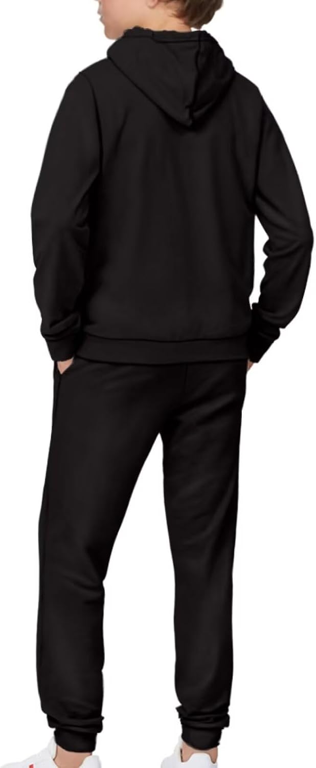 Boys Sweatshirt Set 2 Piece Long Sleeve Hoodies and Sweatpants Casual Athletic Clothes Fall Winter Outfits 7-14Y