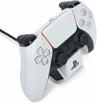 PowerA Solo Charging Station for Wireless DualSense Controller - White, DualSense Controller, Charging, Sony PlayStation, PS5, Officially Licensed