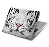 En plastique robuste White Tiger Etui Coque Housse pour MacBook Air 15 (2023,2024,2025) - A2941, A3114, 3241