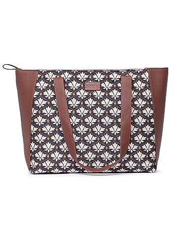 Image of ZOUK Women's Handcrafted Side Tote Bag and Handbag for Office and College