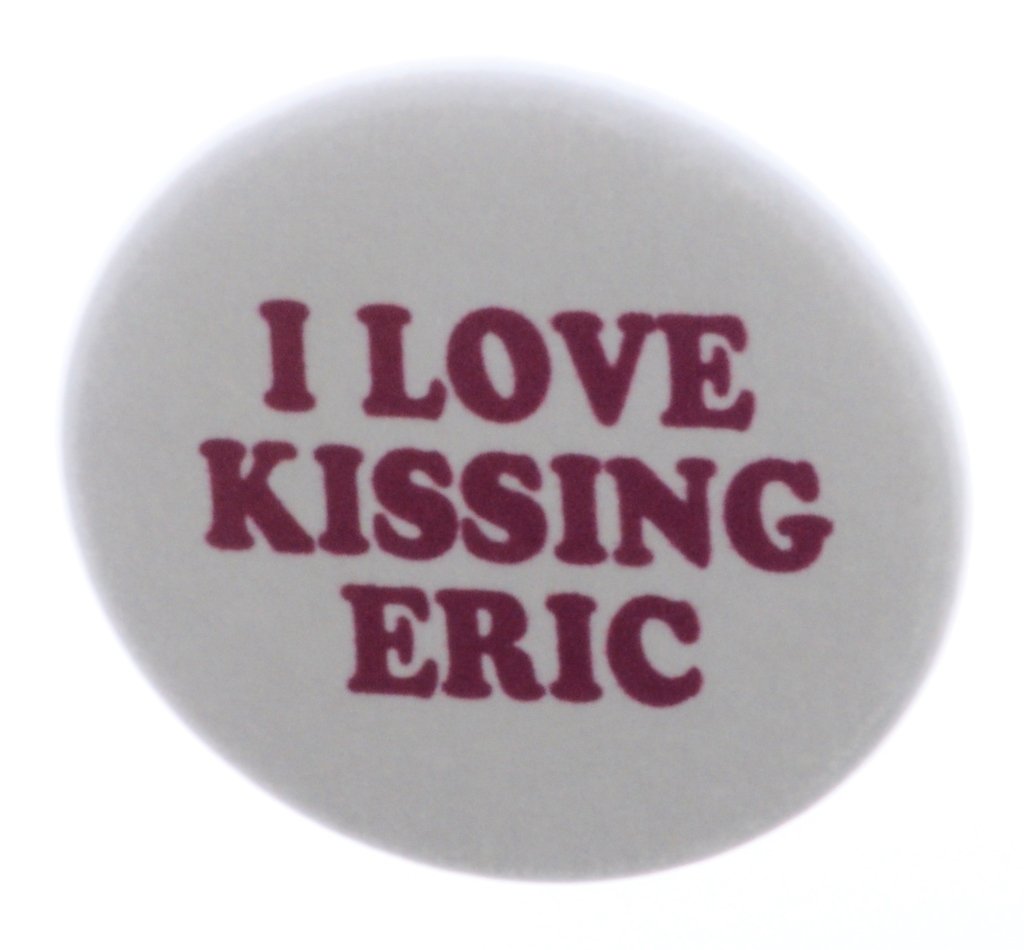A&T Designs A&T Designs I Love Kissing Eric 2.25" Keychain - Kiss Boyfriend Husband