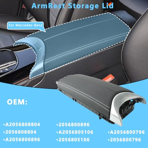 ORIVIN Front Center Console Storage Lid ArmRest Compatible with Mercedes-Benz C300 C400 C63 AMG GLC43 2015-2020, A2056808804,A2056800796 by ORIVIN - Used condition - Image 3