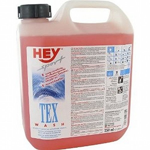 HEY sport TEX WASH Waschmittel für Sportkleidung Membran-Textilien und Funktionskleidung wie GORETEX, SYMPATEX, 2.5 l Cover