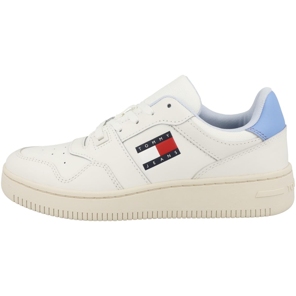 Tommy Jeans Women's Tjw Retro Basket Ess En0En02505 Low Top, Blue (Sugarplum Blue), 6.5 UK