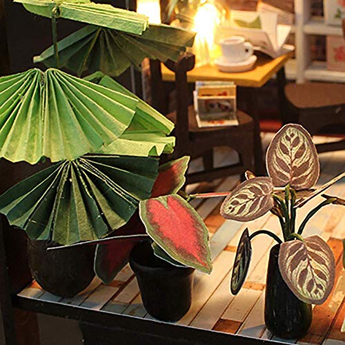 Jwil Diy Dollhouse Diy Wooden Dolls House Coffee Shop, Handcraft Miniature Kit With Furniture Led Light Toy Gift (Color : Multi) #TOP7